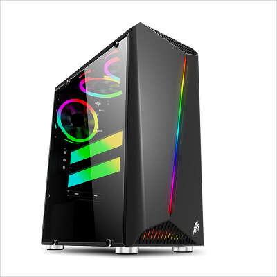 Корпус 1STPLAYER RAINBOW R3, черный, ATX, Без БП (R3-3R1)