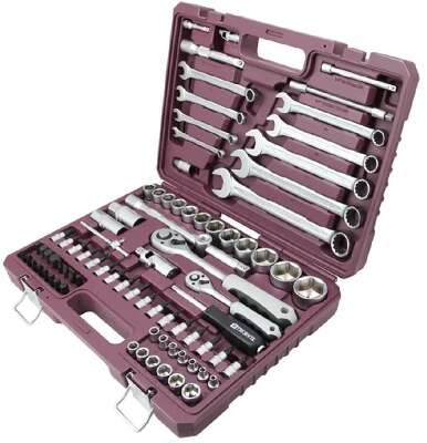 Thorvik TS082 Набор инструмента универсальный 1/4", 1/2"DR, 82 предмета