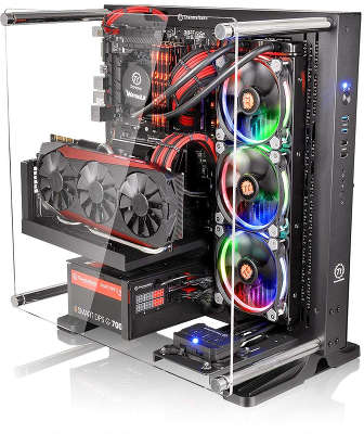 Корпус Thermaltake Core P3 черный без БП ATX 3x120mm 3x140mm 2xUSB2.0 2xUSB3.0