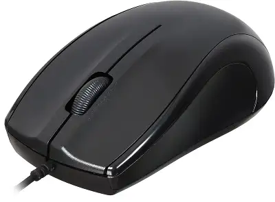 Мышь Оклик 185M черный оптическая 1200dpi USB для ноутбука 3but (945606)