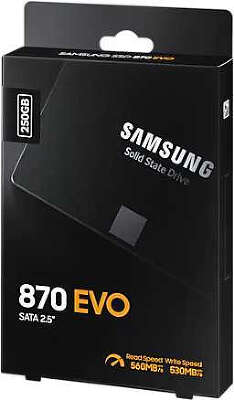 Накопитель SSD Samsung SATA-III 250GB MZ-77E250BW 870 EVO 2.5"