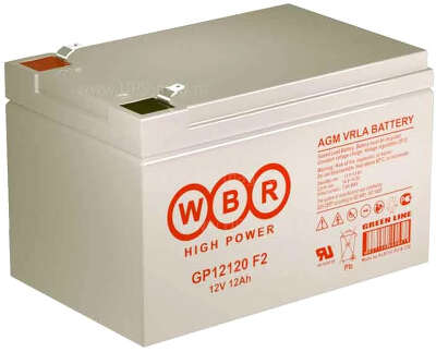 Батарея аккумуляторная для ИБП WBR GP12120 F2 12V 12Ah