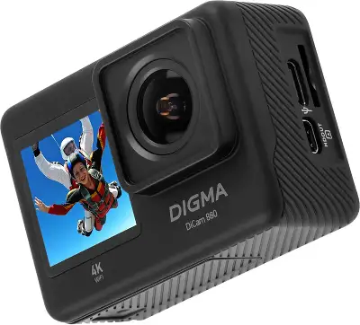 Экшн-камера Digma DiCam 880 черный