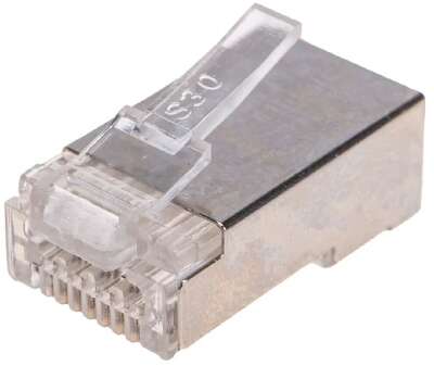 Rexant (05-1029) Разъем сквозной RJ-45(8P8C) под витую пару, FTP, CAT 6 ( Упаковка 100 шт )