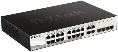 D-Link DGS-1210-20/F2A Настраиваемый L2 коммутатор с 16 портами 10/100/1000Base-T и 4 комбо-портами 100/1000Base-T/SFP