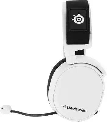 Наушники с микрофоном Steelseries Arctis 7P+ белый/черный мониторные Radio оголовье (61471)