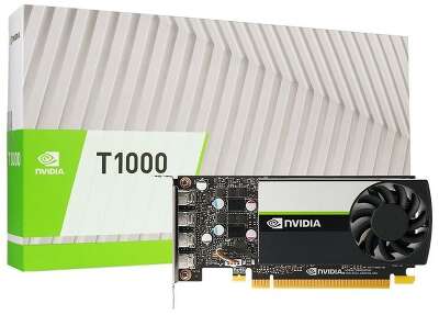 Видеокарта NVIDIA T1000 4Gb DDR6 PCI-E 4miniDP