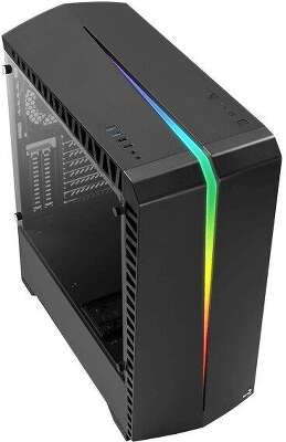 Корпус AeroCool Scar TG, черный, ATX, Без БП (4718009156388)