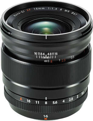 Объектив Fujinon XF 16 мм f/1.4 R WR