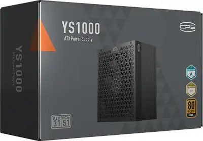Блок питания PcCooler ATX 1000W YS1000 Gen.5 80+ gold (20+4pin) APFC 135mm fan 12xSATA Cab Manag RTL
