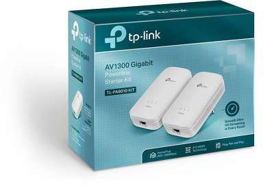 Сетевой адаптер HomePlug AV TP-Link TL-PA8010KIT Ethernet