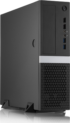 Корпус с блоком питания 300Вт./ Case Foxline mATX Desktop 300W FL-211 mATX case, black, w/PSU TFX 300W, w/2xUSB2.0+2xUSB3.0, w/pwr cord, w/ 8cm FAN