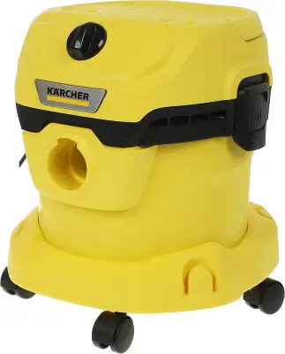 Строительный пылесос Karcher WD 2 Plus V-12/6/18/C 1000Вт (уборка: сухая/влажная) желтый