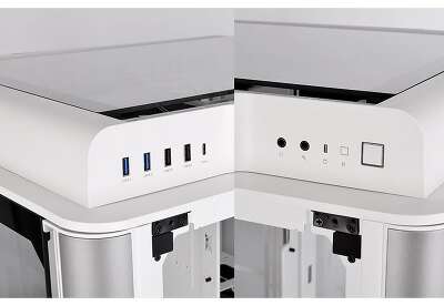Корпус Thermaltake Level 20 HT Snow, белый, EATX, Без БП (CA-1P6-00F6WN-00)