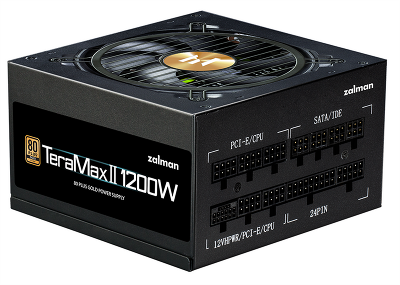 Блок питания Zalman ZM1200-TMX2, 1200W, ATX12V v3.0, APFC, 12cm Fan, 80+ Gold Gen5, Full Modular, Retail