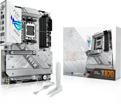 Материнская плата Asus ROG STRIX X870-A GAMING WIFI SocketAM5 AMD X870 4xDDR5 ATX AC`97 8ch(7.1) 2.5Gg RAID+HDMI+DP