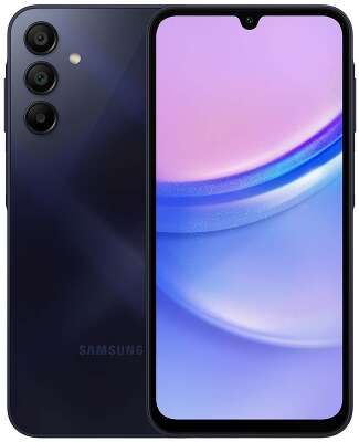 Смартфон Samsung Galaxy A15, Helio G99, 6Gb RAM, 128Gb, черный (SM-A155FZKGMEA)