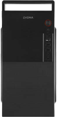 Корпус Digma DC-MATX101-U2, черный, mATX, Без БП (DC-MATX101-U2)