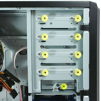 Корпус INWIN PE689, черный, ATX, 750W (6183021)
