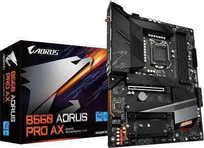 Материнская плата ATX LGA1200 GIGABYTE B560 AORUS PRO AX