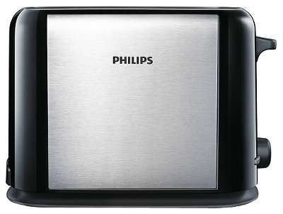 Тостер Philips [HD2586/20] серебристый металлик, черный