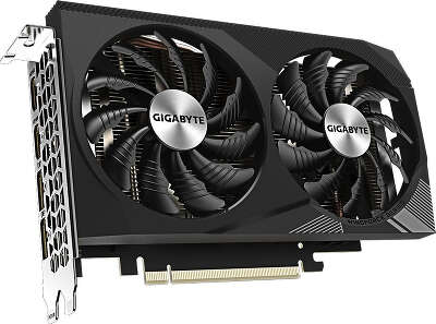 Видеокарта Gigabyte PCI-E 4.0 GV-N3050WF2OCV2-8GD NVIDIA GeForce RTX 3050 8Gb 128bit GDDR6 1792/14000 HDMIx2 DPx2 HDCP Ret