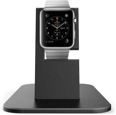 Алюминиевая подставка Twelve South HiRise для Apple Watch, чёрная [12-1504]