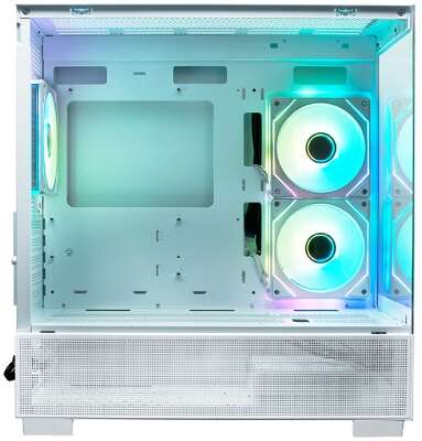 XASTRA Q500M 6ARGB-C10-UC White mATX/Aquarium/Screewless/ 6x120mm ARGB PWM FM fans/Argb+PWM HUB 10port/ Type-C/ Q500M-6FM12A-C10-UC-WH