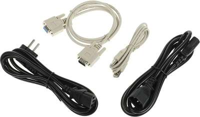 PowerCom Macan MAC-1000 ИБП {On-Line, 1000VA / 1000W, Tower, 4 xC13, LCD, Serial+USB, SNMPslot, подкл. доп. батарей} (1034861)