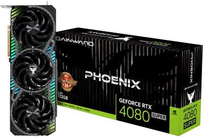 Видеокарта GAINWARD NVIDIA nVidia GeForce RTX 4080 Super PHOENIX GS 16Gb GDDR6X PCI-E HDMI, 3DP