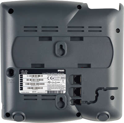 Телефон Cisco SPA303, 3 линии, дисплей, порт для PC