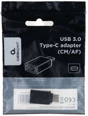 Cablexpert Переходник USB , USB3.1 Type-C/USB 3.0F, пакет (A-USB3-CMAF-01)