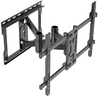 Кронштейн для ТВ KROMAX ATLANTIS-85 black (max VESA 600х400 мм, настенный, поворотный, наклонный, max 50 кг) (90662)