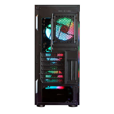 Корпус Ginzzu GL 300 FAN 12CM RGB*4 USB3.0 Window