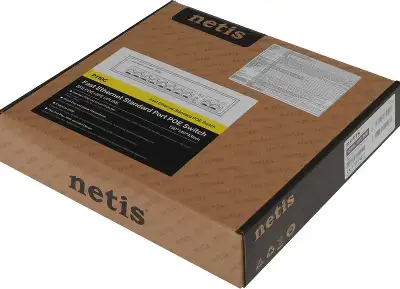 Коммутатор Netis P110C (L2) 10x100Мбит/с 8PoE+ 120W неуправляемый