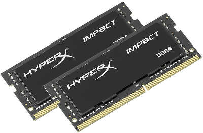 Набор памяти SODIMM DDR4 2*8192Mb DDR2666 Kingston HyperX Impact (HX426S15IB2K2/16)