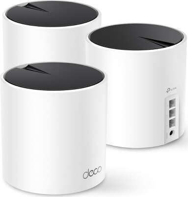 Mesh система TP-LINK Deco X55, 802.11a/b/g/n/ac/ax, 2.4/5ГГц, 3 шт.