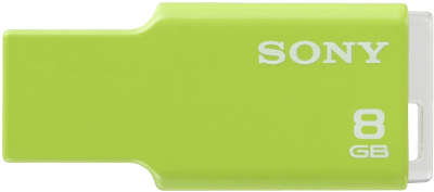 Модуль памяти USB2.0 Sony USM8GMG 8 Гб MicroVault Style, зеленый