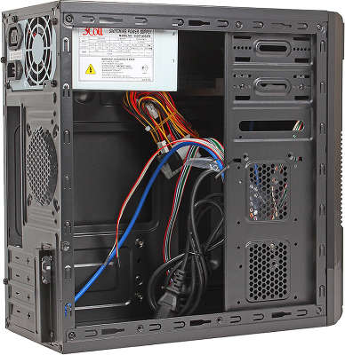 Корпус Sunpro VISTA III mATX, 450Вт, черный, USB 3.0, Audio/Mic,20+4, 2*SATA, 4*MOLEX, 1*FDD 4pin