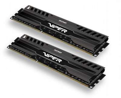 Память DDR3 2x8Gb 1600MHz Patriot PV316G160C9K Viper 3 RTL PC3-12800 CL9 DIMM 240-pin 1.5В с радиатором Ret