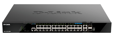 коммутатор D-Link PROJ Управляемый L3 стекируемый PoE-коммутатор, 20x1000Base-T PoE, 4x2.5GBase-T PoE, 2x10GBase-T, 2x10GBase-X SFP+, PoE-бюджет 370 Вт (740 Вт с DPS-700), CLI, консольный порт RJ-45, RPS