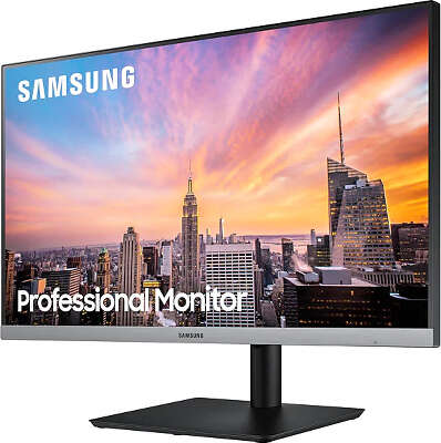 Монитор 24" Samsung S24R650FDI IPS FHD D-Sub, HDMI, DP, USB-Hub темно-серый