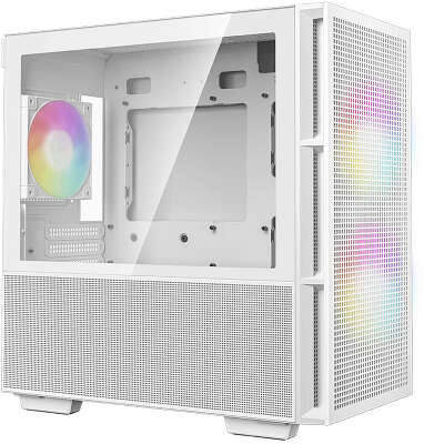 Корпус MiniTower Deepcool CH360 white (mATX, без БП, ARGB, USB3.2 Type-A + USB3.2 Type-C) (R-CH360-WHAPE3-G-1)