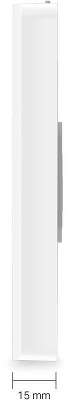 Точка доступа TP-LINK EAP615-WALL, LAN: 4x1 Гбит/с, 802.11a/b/g/n/ac/ax, 2.4 / 5 ГГц, до 1.78 Гбит/с