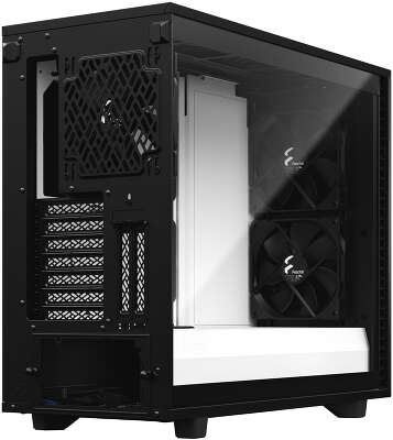 Корпус Fractal Design Define 7 Clear Tempered Glass, черный/белый, E-ATX, Без БП (FD-C-DEF7A-05)