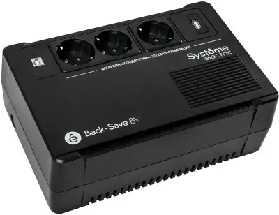 Источник бесперебойного питания Systeme Electriс BV BVSE400RS 240Вт 400ВА черный