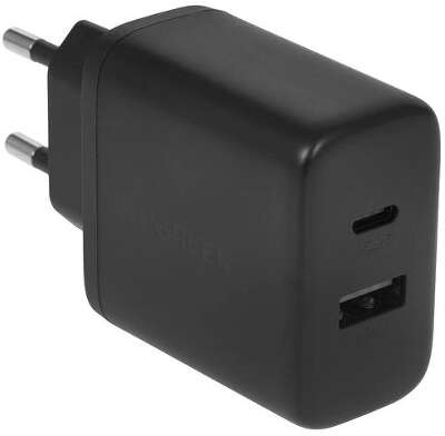 Зарядное устройство UGREEN X227 (45302) 20W USB-A+USB-C PD Charger EU. Цвет: черный