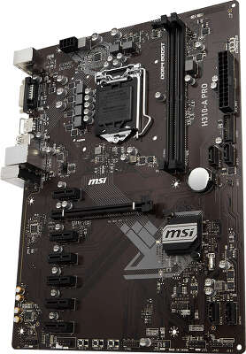 Материнская плата ATX LGA1151v2 MSI H310-A PRO