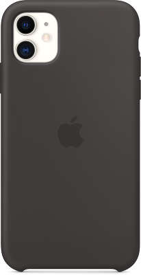 Силиконовый чехол для iPhone 11 Apple Silicone Case, Black [MWVU2ZM/A]