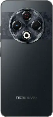 Смартфон Tecno Spark 30 256Gb 8Gb черный моноблок 3G 4G 2Sim 6.78" 1080x2436 Android 14 64Mpix 802.11 a/b/g/n/ac NFC GPS GSM900/1800 GSM1900 Protect FM A-GPS microSD max1024Gb
